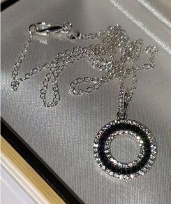 Vintage Harrods Sterling Silver Pendant/Chain