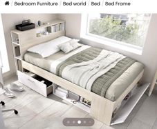 Beautiful Storage Bed (small double) 190 x 120cm)