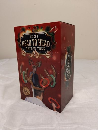 Head to Head Inflatable Reindeer Antler Toss Game NEW IN BOX