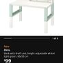IKEA Pahl kids desk and shelves Image 3
