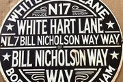 Tottenham Hotspur Metal Wall Plaque