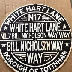 Tottenham Hotspur Metal Wall Plaque