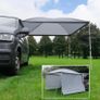 Camper Van Awning Canopy 2.6m x 2.6m  Waterproof Sun Shelter with Side Panels Image 4