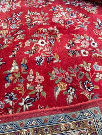 Really fabulous Hand Knotted Wool Sarough Rug 345 cm x 250 cm