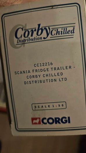 Corgi CC12216 Scania Fridge Trailer