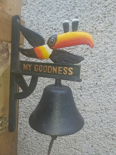 Guinness cast iron  bell