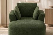 Softy Compressed Indoor Lounge Sofa Chair - Green