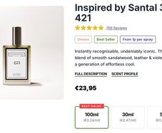 Inspired by Santal 33