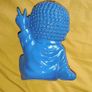 Happy Baby Buddha Blue Figurine Image 2