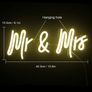 Mr Mrs Neon Signs Neon Light Led Decorative Neon Sign (15.9 inch x 6.1 inch) Image 2