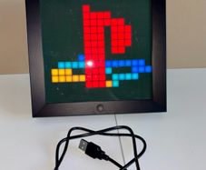 Digital Pixel Art Frame