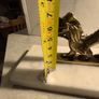 Vintage Brass Dragon on plinth of marble Image 4