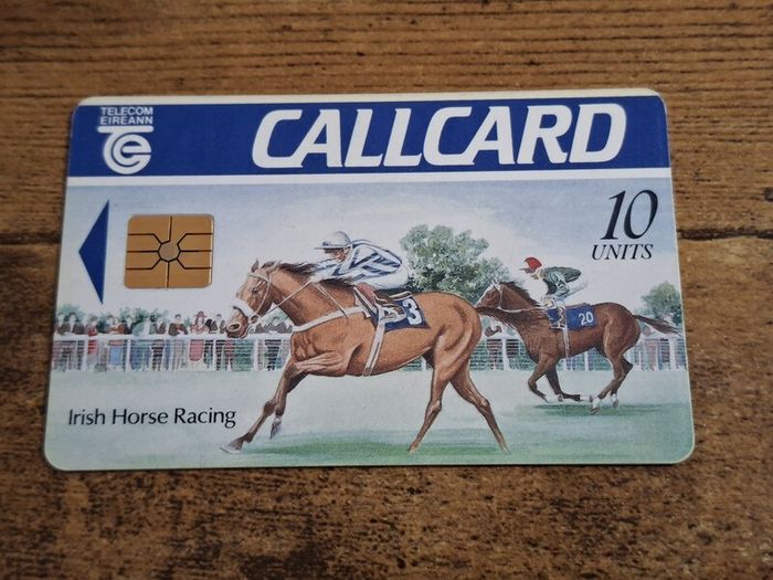 Ireland CallCard "Irish Horse Racing", used, 1991, 10 Units - free standard postage