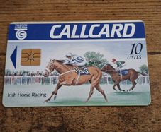 Ireland CallCard "Irish Horse Racing", used, 1991, 10 Units - free standard postage