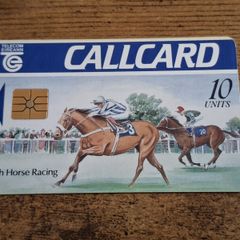 Ireland CallCard "Irish Horse Racing", used, 1991, 10 Units - free standard postage