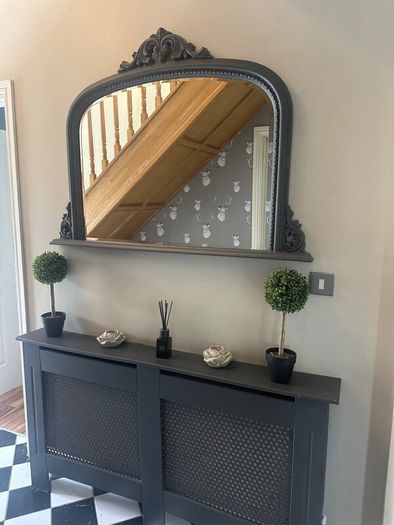 Mirror and radiator cover