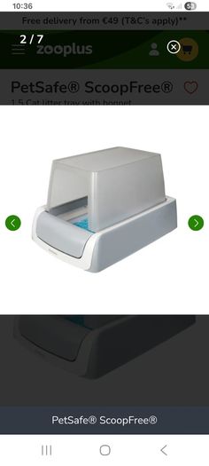 Self cleaning electronic litter tray