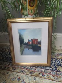 Original Painting of Parsons Bookshop by Larry McIlwaine