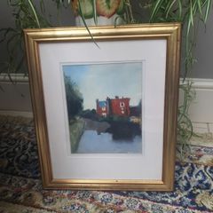 Original Painting of Parsons Bookshop by Larry McIlwaine