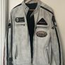 Genuine Lamb Leather Motorcycle Jacket Image 2