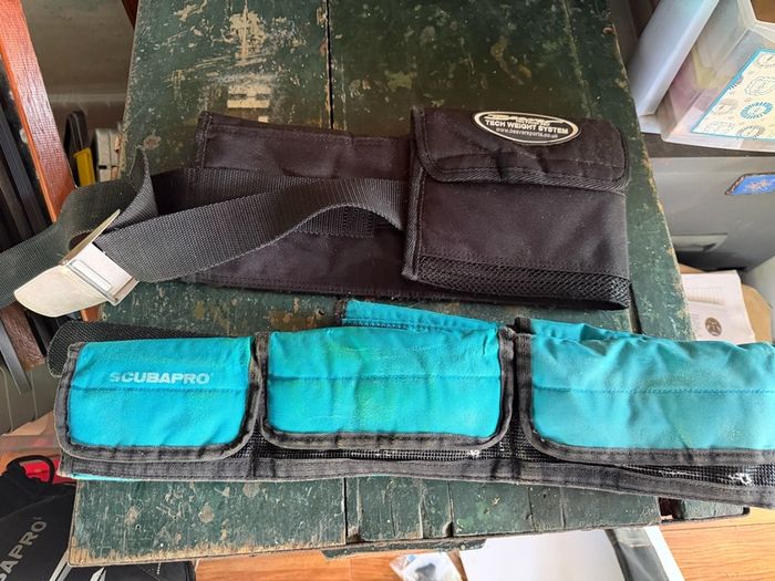 scubs diving weight belts