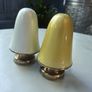 David Andersen Norway. Pair of Sterling Silver Gilt and Guilloche Enamel Toadstool Salt and Pepper Shakers Image 8