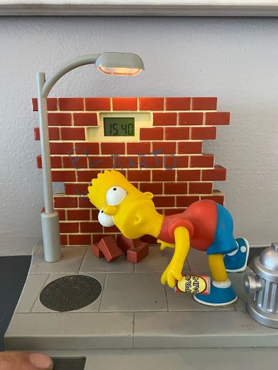 bart simpson alarm clock