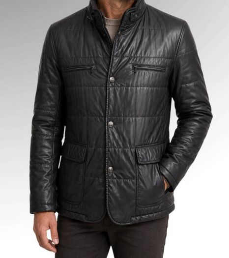 Corneliani ID Mens Padded Field Jacket Size L