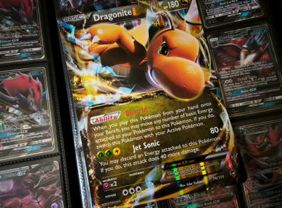 Dragonite EX ! Jumbo Oversized Card ! Promo ! from Furious Fists Set ! 2014 ! Pokemon Card !