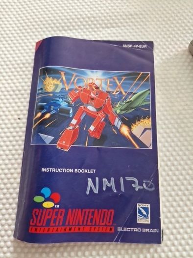 Vortex Snes Super Nintendo Arcade Retro Games Original