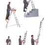 5 Rung multi ladder Image 2