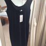 Fab Black Stretch Velvet Dress size 10 Image 3
