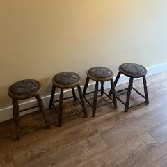 Vintage Pub Stools x4