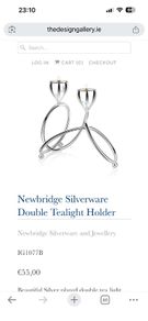 Newbridge Silver Tulip Tea Light Holder