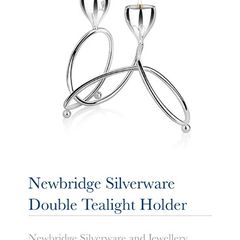 Newbridge Silver Tulip Tea Light Holder