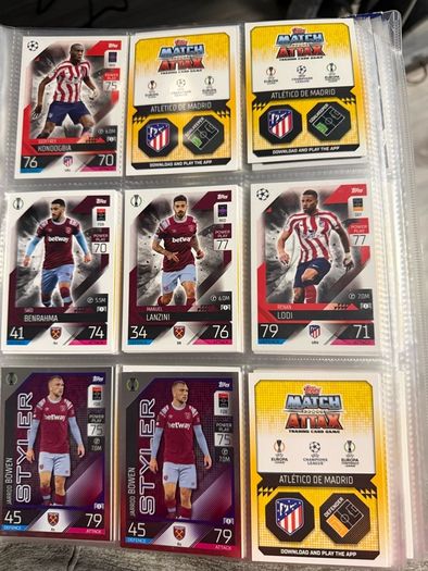 football cards + binders (offers Welcome )