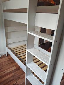 free bunk bed white Need gone this weekend