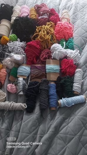 Macrame woll and ccessories