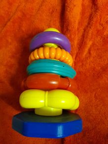 Stacking ring toy