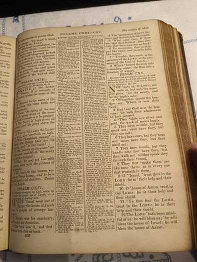 1846 Rare Miniature Quarto Bible