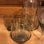 Smoky Glass jug + 4 assorted glasses Image 3