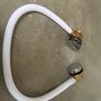 Pop up bath waste - brushed brass Image 3