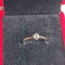 Small size: 18 CT Gold Diamond ring 450 euro and  18 CT Diamond, Iolite ring 450 euro Image 10