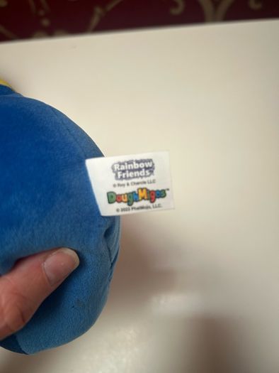 Blue head. Rainbow friends. plush