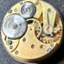 Antique Omega Fob Watch movement - running well Image 4