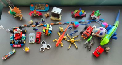 Mixed Toy Job Lot Ready to Go Pokemon Fidgets Cars