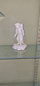 Belleek Belgian Hawker Figure Rare Mint