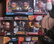 Mr Potatoe Head, star wars, dr who, star trek