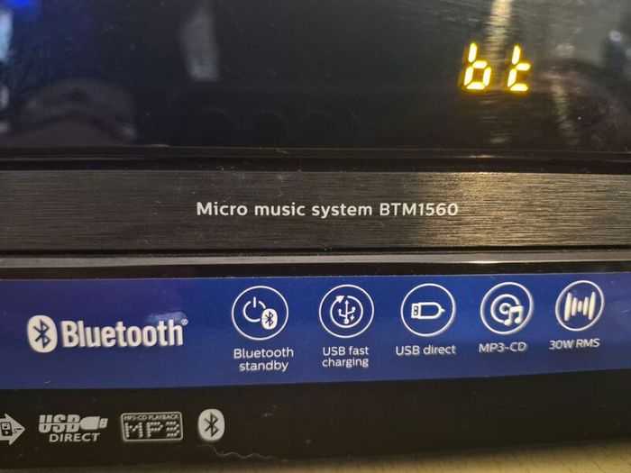 Mini CD Player and Bluetooth.  Micro Music System