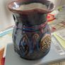 Colm De Ris Celtic Pottery Jug Image 4